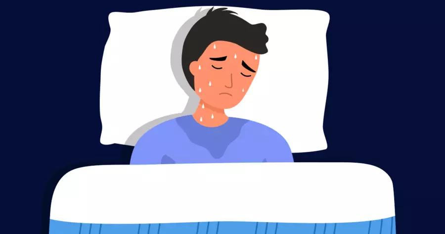Why You Get Night Sweats After Exercise article illustration