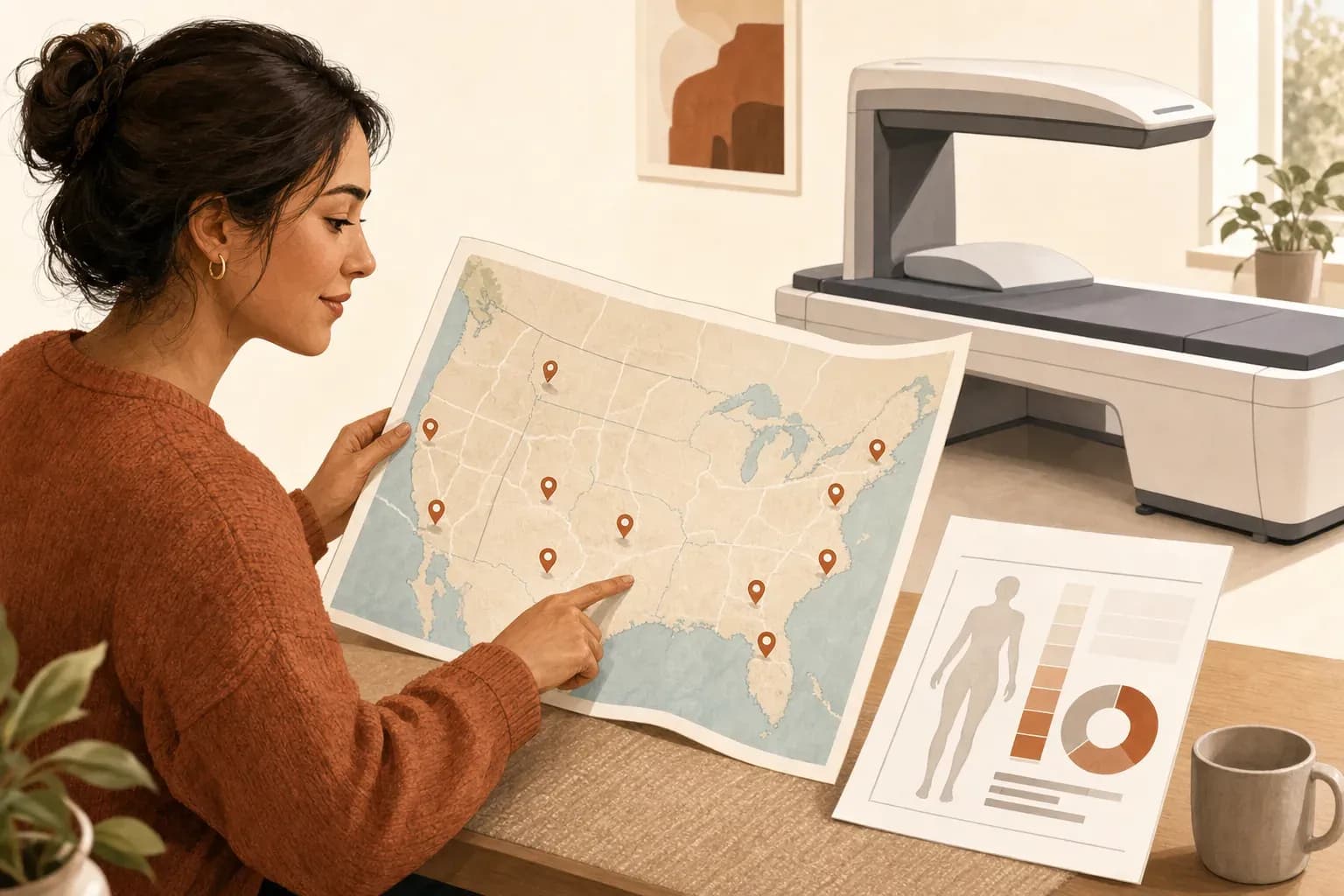How to find a DEXA body composition scan near you in the United States